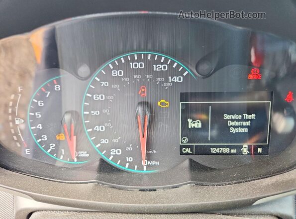 1G1JD6SH7H4137416 2017 CHEVROLET SONIC Оранжевый Вид щитка приборов