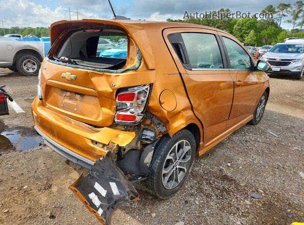 1G1JD6SH7H4137416 2017 CHEVROLET SONIC Оранжевый Задняя правая четверть