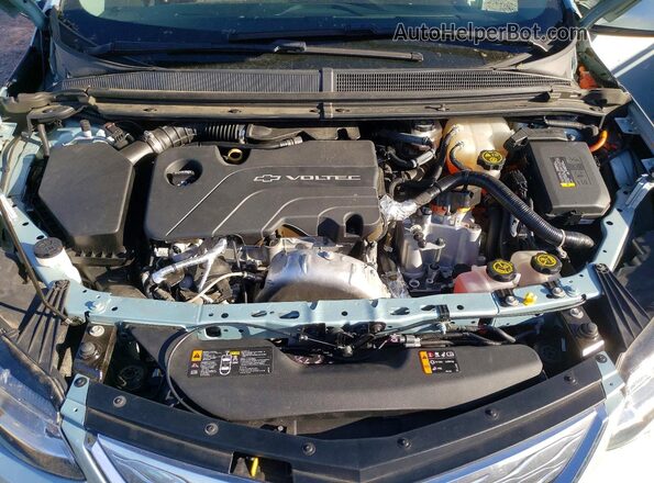 1G1RC6S55JU149727 2018 CHEVROLET VOLT Бирюзовый Вид задней части салона