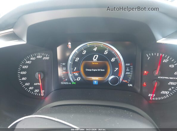 1G1YA2D70K5120429 2019 CHEVROLET CORVETTE White 