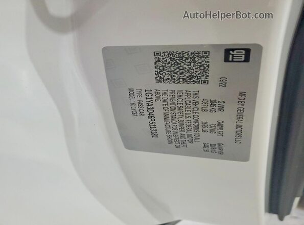 1G1YA3D46P5113181 2023 CHEVROLET CORVETTE Белый Вид подкапотного пространства