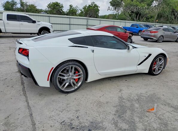 1G1YB2D73K5117828 2019 CHEVROLET CORVETTE Белый Задняя правая четверть