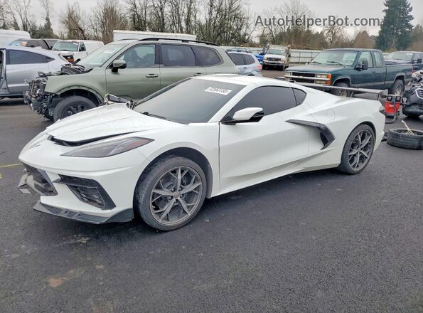 1G1YC2D48M5110105 2021 CHEVROLET CORVETTE White Front left