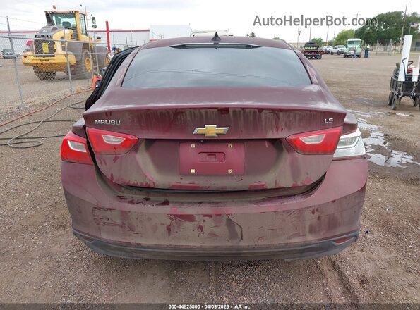 1G1ZB5ST1GF242527 2016 CHEVROLET MALIBU Burgundy 