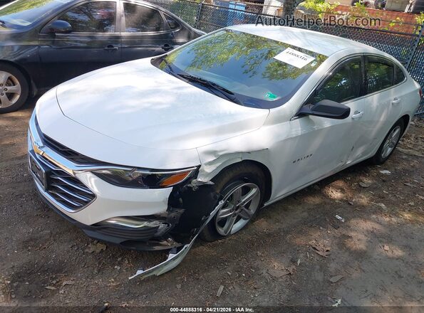 1G1ZB5ST5KF123209 2019 CHEVROLET MALIBU Белый Передняя левая четверть