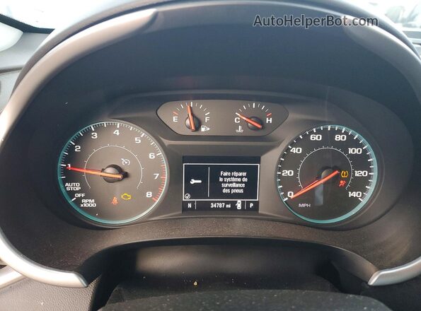 1G1ZB5ST8NF187555 2022 CHEVROLET MALIBU Black Widok zestawu wskaźników