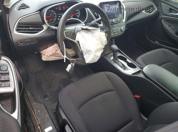 1G1ZB5ST8NF187555 2022 CHEVROLET MALIBU Black Widok deski rozdzielczej