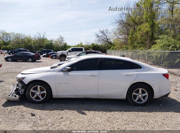 1G1ZB5ST9HF211401 2017 CHEVROLET MALIBU Белый Вид задней части салона