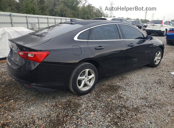 1G1ZC5ST0GF254729 2016 CHEVROLET MALIBU Черный Задняя правая четверть