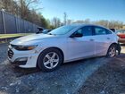 2021 Chevrolet Malibu Ls White vin: 1G1ZC5ST2MF018918