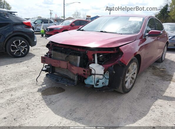 1G1ZD5ST0JF240592 2018 CHEVROLET MALIBU Красный Вид спереди