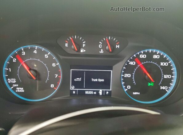 1G1ZD5ST0NF192002 2022 CHEVROLET MALIBU Синий Вид щитка приборов