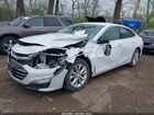 2021 Chevrolet Malibu Fwd Lt Белый vin: 1G1ZD5ST1MF058159