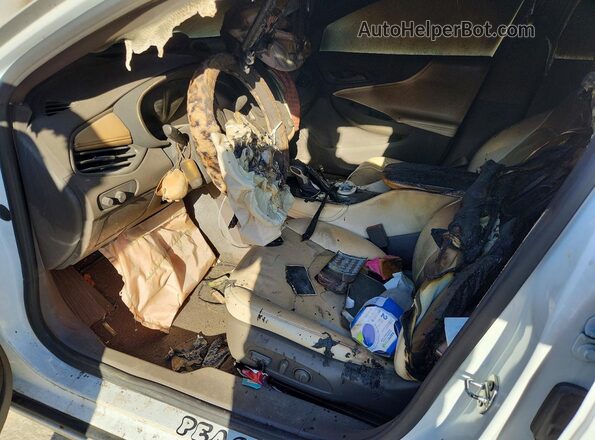 1G1ZD5ST2NF199582 2022 CHEVROLET MALIBU White Widok wnętrza z przodu