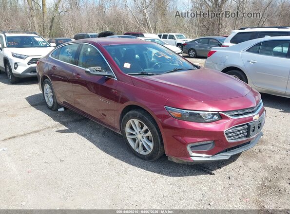 1G1ZE5ST4GF264237 2016 CHEVROLET MALIBU Burgundy Przód prawy