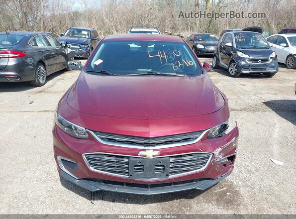 1G1ZE5ST4GF264237 2016 CHEVROLET MALIBU Burgundy Widok zestawu wskaźników