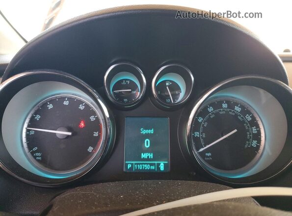 1G4PR5SK3H4108287 2017 BUICK VERANO Белый Вид щитка приборов