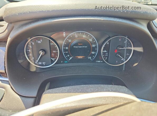 1G4ZP5SSXHU138207 2017 BUICK LACROSSE Зеленый Вид щитка приборов