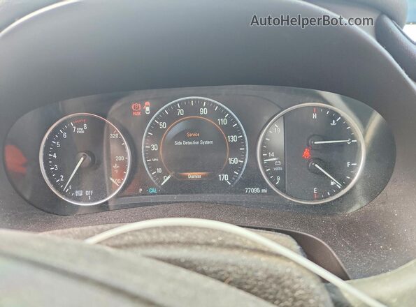 1G4ZP5SSXKU109510 2019 BUICK LACROSSE Gray Widok zestawu wskaźników