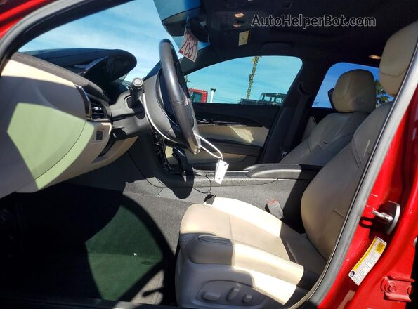 1G6AB5SX2J0142473 2018 CADILLAC ATS Красный Вид салона спереди