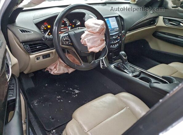 1G6AF5SX7J0107142 2018 CADILLAC ATS Белый Вид панели приборов