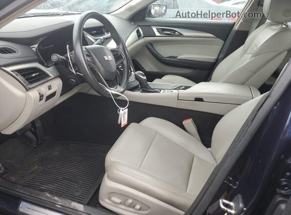 1G6AX5SX4H0157777 2017 CADILLAC CTS Синий Вид салона спереди