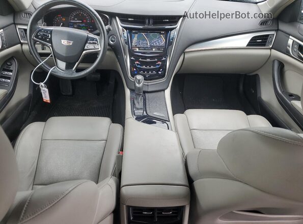 1G6AX5SX4H0157777 2017 CADILLAC CTS Синий Вид панели приборов