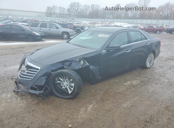 1G6AX5SX6K0119085 2019 CADILLAC CTS Черный Передняя левая четверть