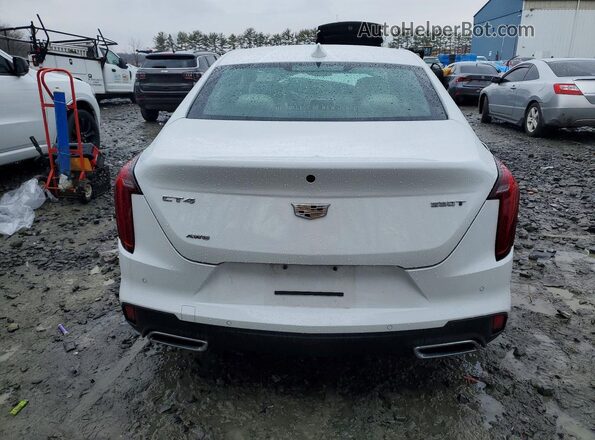 1G6DF5RK2P0121238 2023 CADILLAC CT4 White Вид ззаду