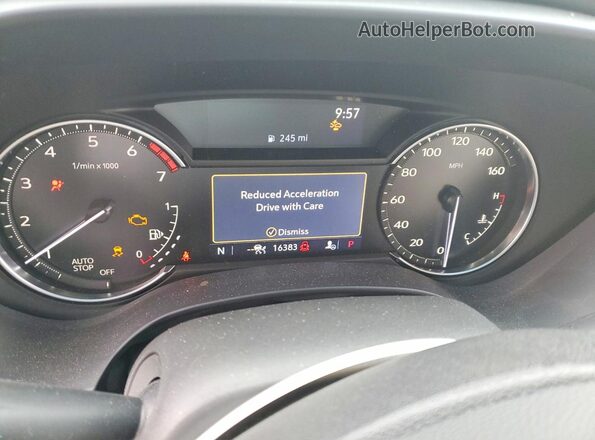1G6DF5RK2P0121238 2023 CADILLAC CT4 White Вид щитка приладів