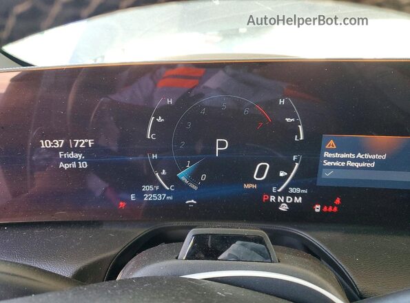 1G6DN5RK2S0105486 2025 CADILLAC CT5 Gray Vista del cuadro de instrumentos