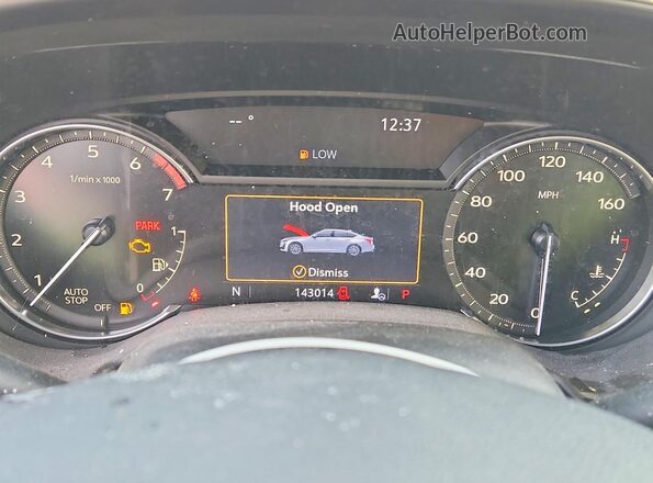1G6DN5RK8P0132425 2023 CADILLAC CT5 White Instrument cluster view