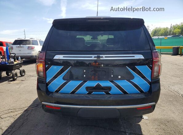 1GBSKLED1PR128886 2023 CHEVROLET TAHOE Black Widok z tyłu