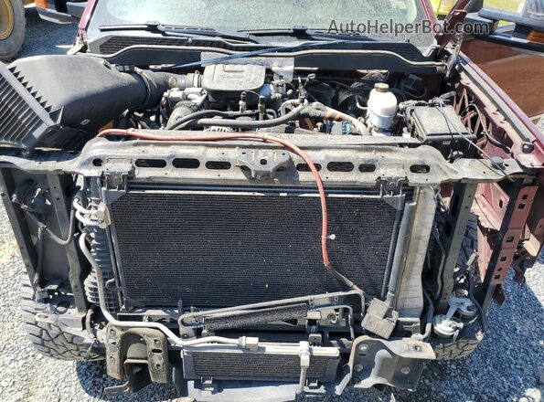 1GC1KWE86GF219939 2016 CHEVROLET SILVERADO Бордовый Вид задней части салона