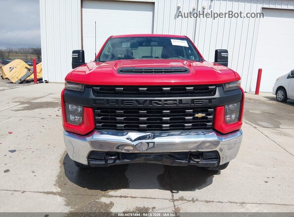 1GC2YLE76LF192762 2020 CHEVROLET SILVERADO Красный Вид щитка приборов