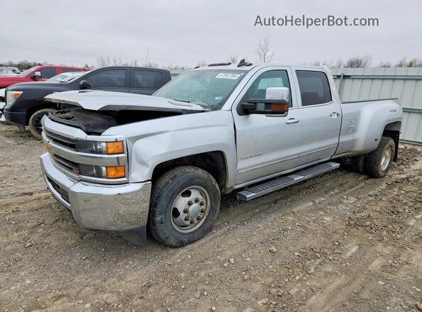 1GC4KXEY5KF154609 2019 CHEVROLET SILVERADO Silver Передня ліва чверть