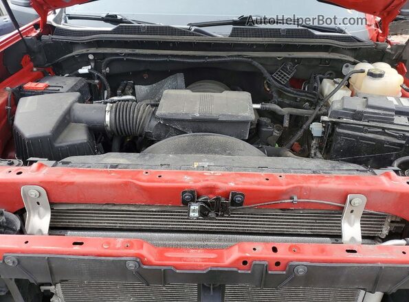 1GC4YME70RF120768 2024 CHEVROLET SILVERADO Red Widok wnętrza z tyłu