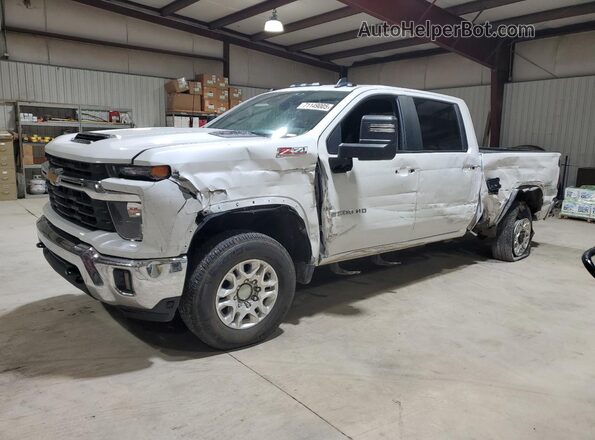 1GC4YNEY0RF109025 2024 CHEVROLET SILVERADO Белый Передняя левая четверть
