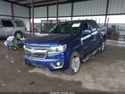 2016 Chevrolet Colorado Lt Blue vin: 1GCGSCE30G1329413