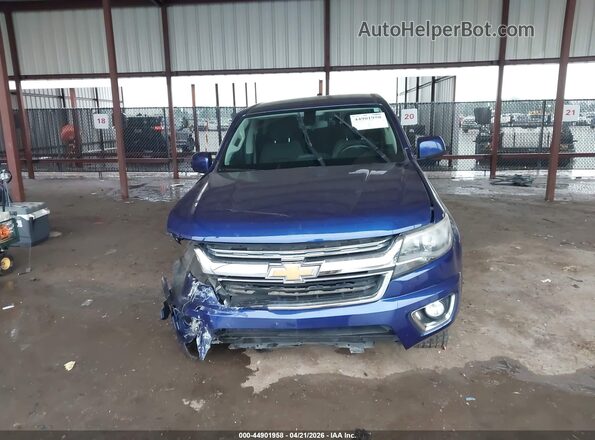 1GCGSCE30G1329413 2016 CHEVROLET COLORADO Blue Dashboard view