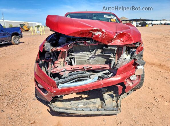 1GCGSCE30G1395234 2016 CHEVROLET COLORADO Красный Вид спереди
