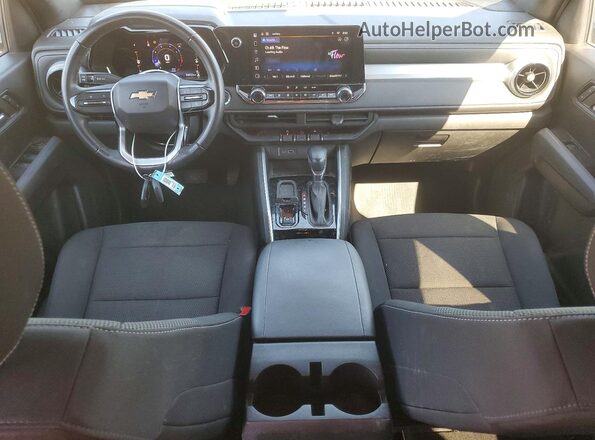 1GCGSCEC6P1156349 2023 CHEVROLET COLORADO Gray Widok deski rozdzielczej