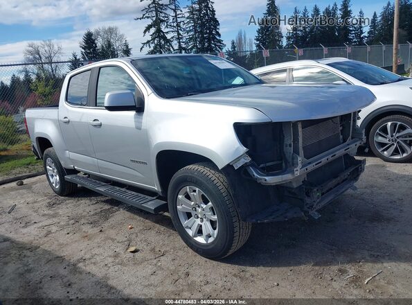 1GCGSCEN4J1257298 2018 CHEVROLET COLORADO Серебряный Передняя правая четверть