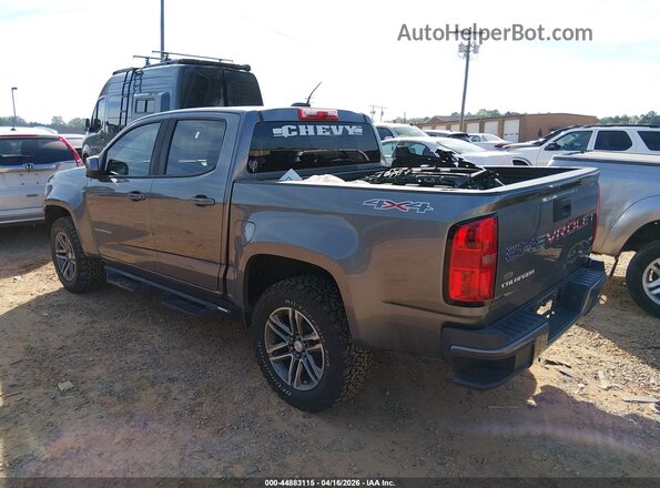 1GCGTBEN3M1238947 2021 CHEVROLET COLORADO Серый Задняя левая четверть