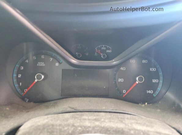 1GCHSCEN9J1118059 2018 CHEVROLET COLORADO Белый Вид щитка приборов