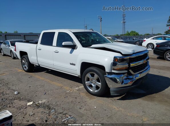 1GCPCREC1JF212451 2018 CHEVROLET SILVERADO Белый Передняя правая четверть