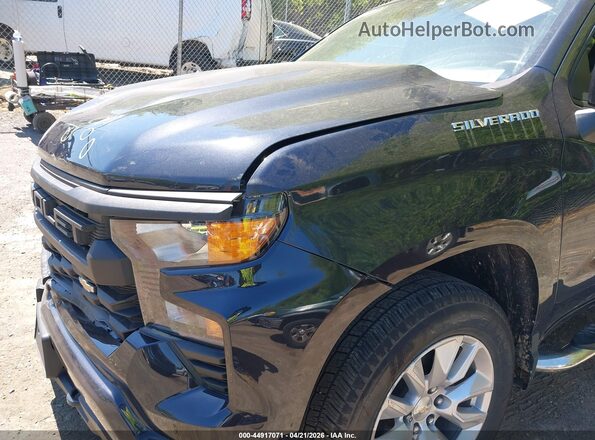 1GCPDBEK2PZ125080 2023 CHEVROLET SILVERADO Black წინა ხედი