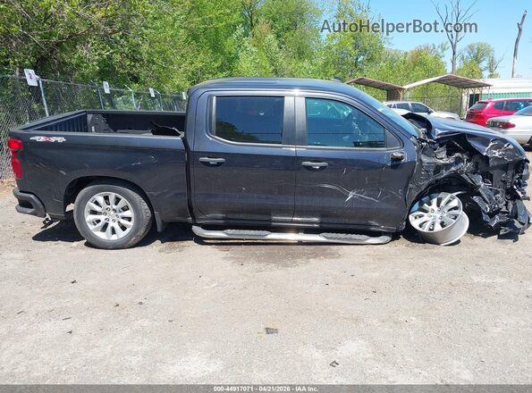 1GCPDBEK2PZ125080 2023 CHEVROLET SILVERADO Black უკანა სალონის ხედი