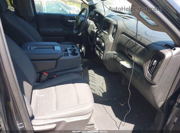 1GCPDBEK2PZ125080 2023 CHEVROLET SILVERADO Black წინა სალონის ხედი