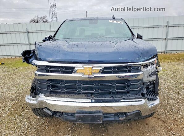 1GCPDDEK5NZ622357 2022 CHEVROLET SILVERADO Синий Вид спереди